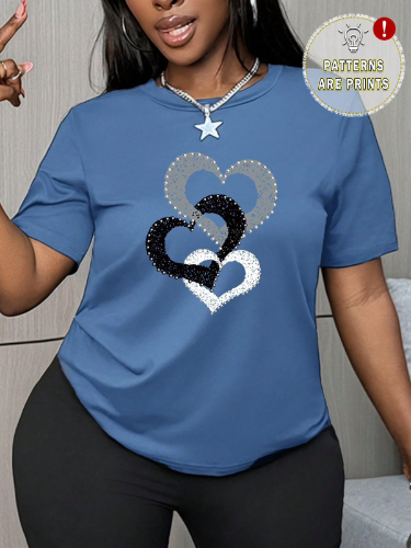 CAMIASA AZUL COIN DISEÑO DE CORAZON TALLA XL 00004143
