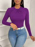 CAMISA DE MUJER COLOR MORADA TALLA S 0007549