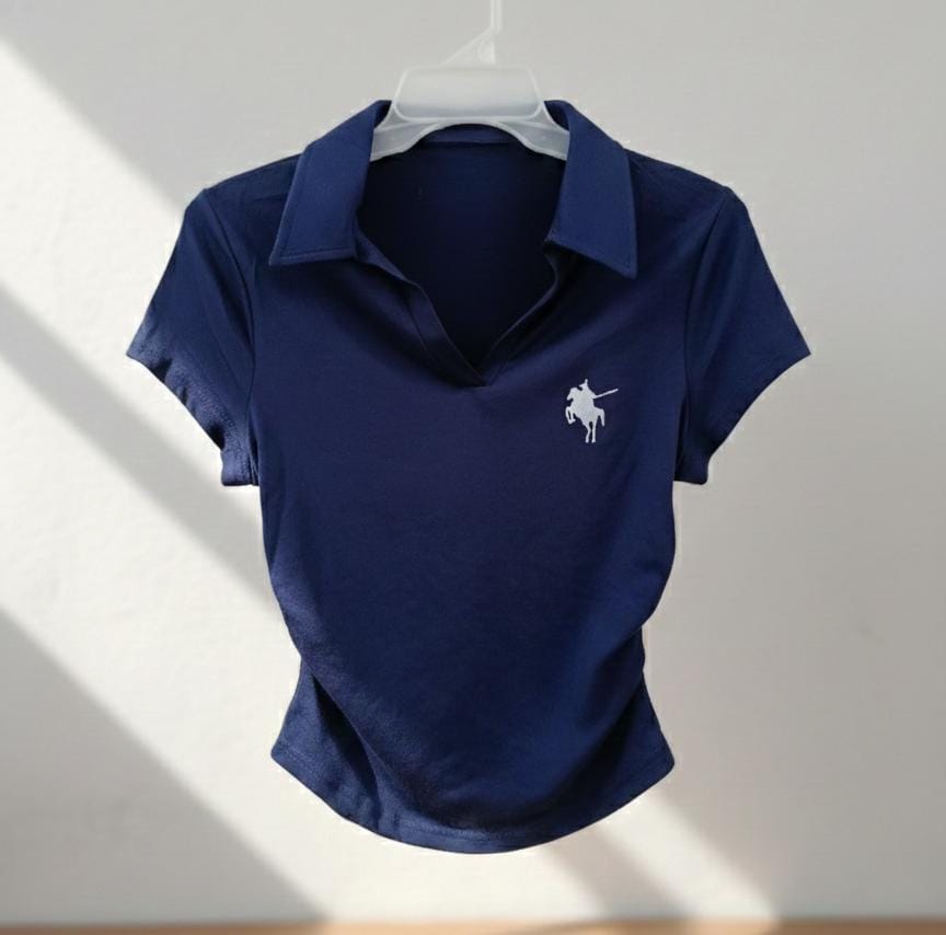 CAMISETA DE MUJER DE CUELLO