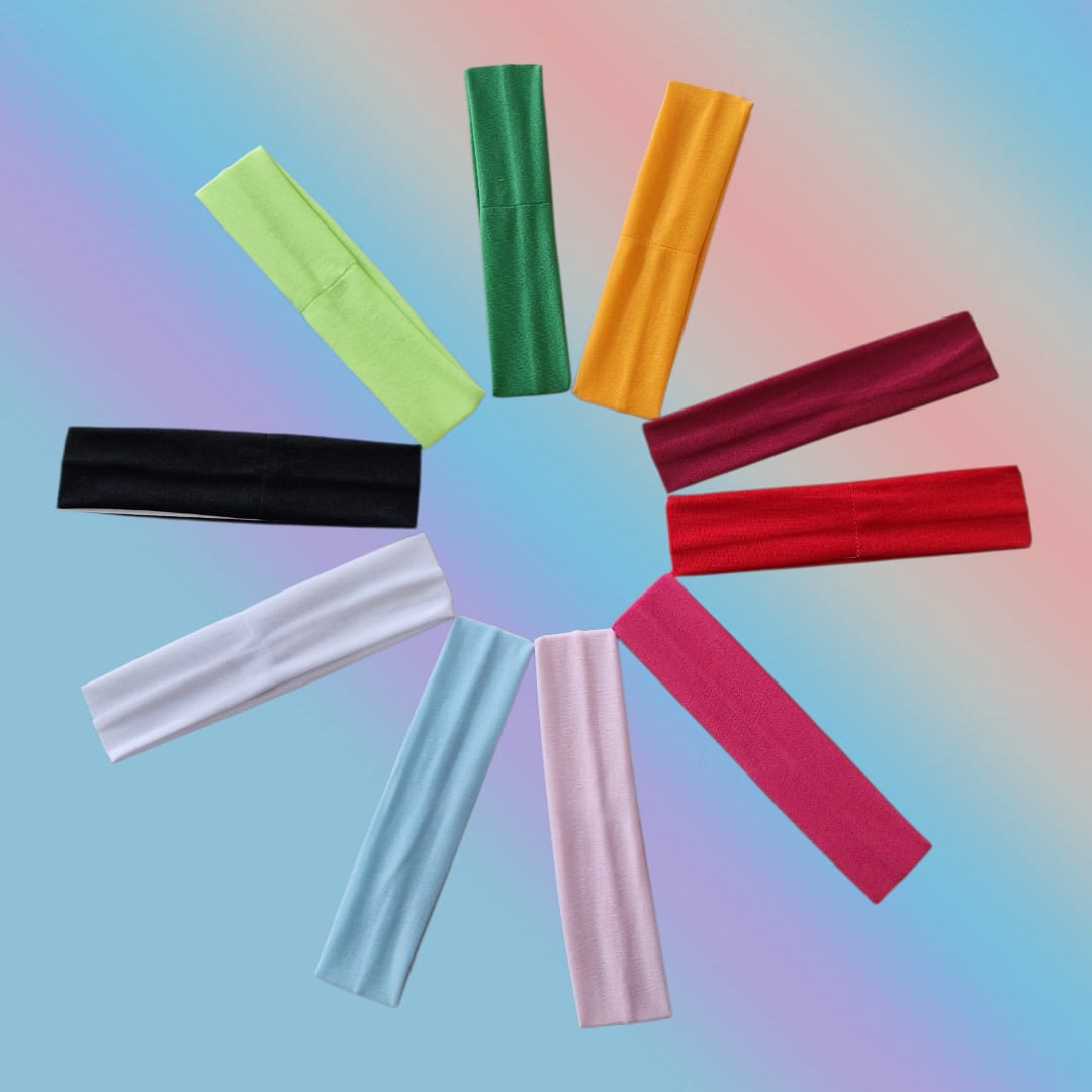 SET DE 10 PIEZAS DE VINCHAS DE MUJER