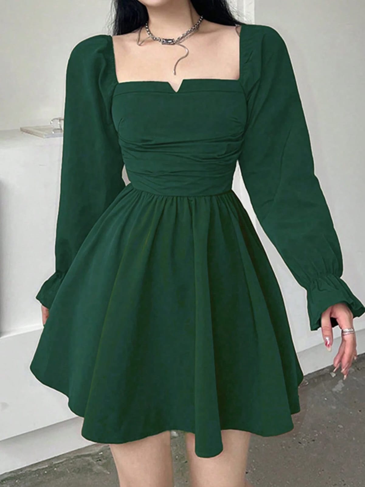 VESTIDO DE MUJER MANGA LARGA