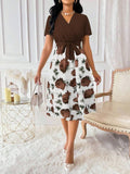 VESTIDO DE MUJER CON ESTAMPADO FLORAL