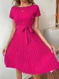 VESTIDO DE MUJER CON DOBLADILLOS
