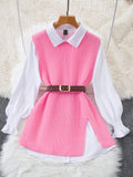 VESTIDO ESTILO CHALECO DE MUJER