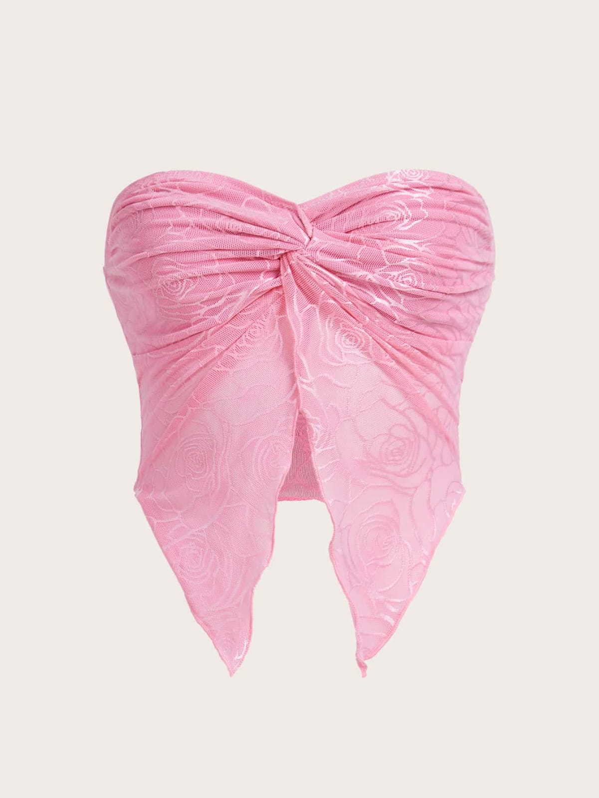 TOP DE MUJER CON NUDO DE TIRANTES