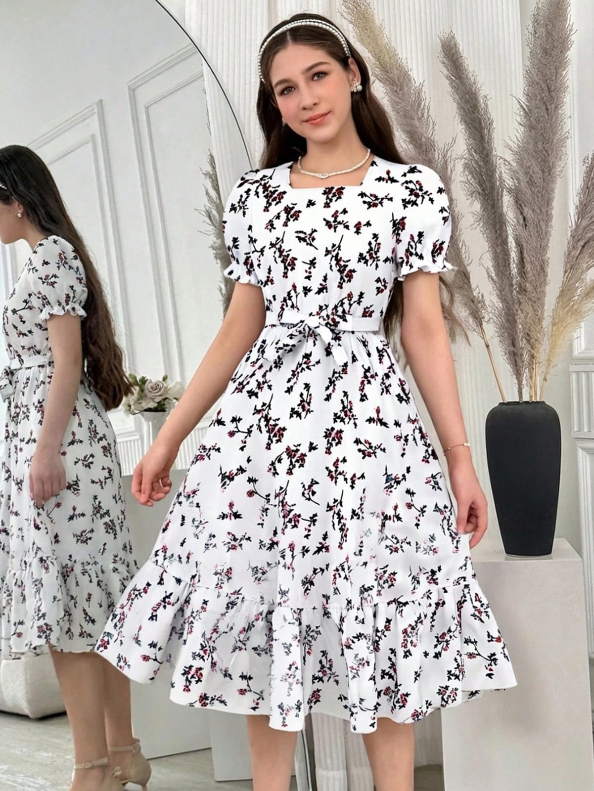 VESTIDO DE MUJER CON ESTAMPADO FLORAL