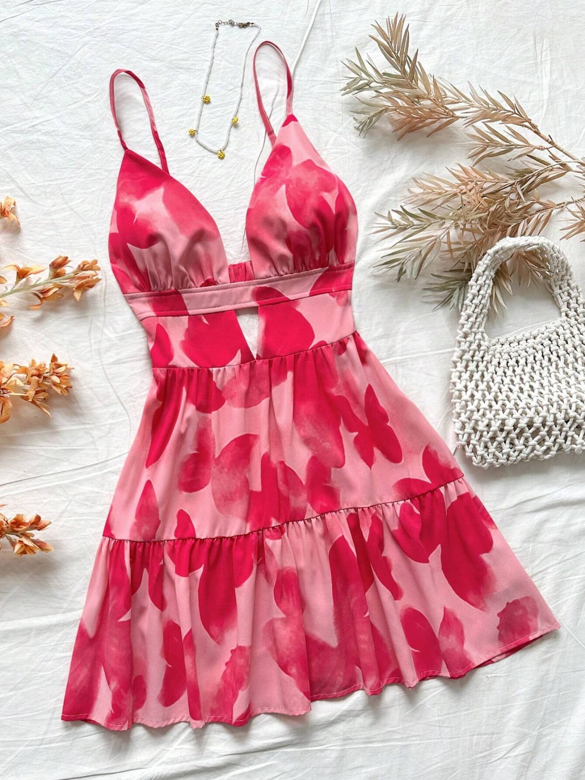 VESTIDO DE MUJER DE TIRANTES CON ESPALDA DESCUBIERTA
