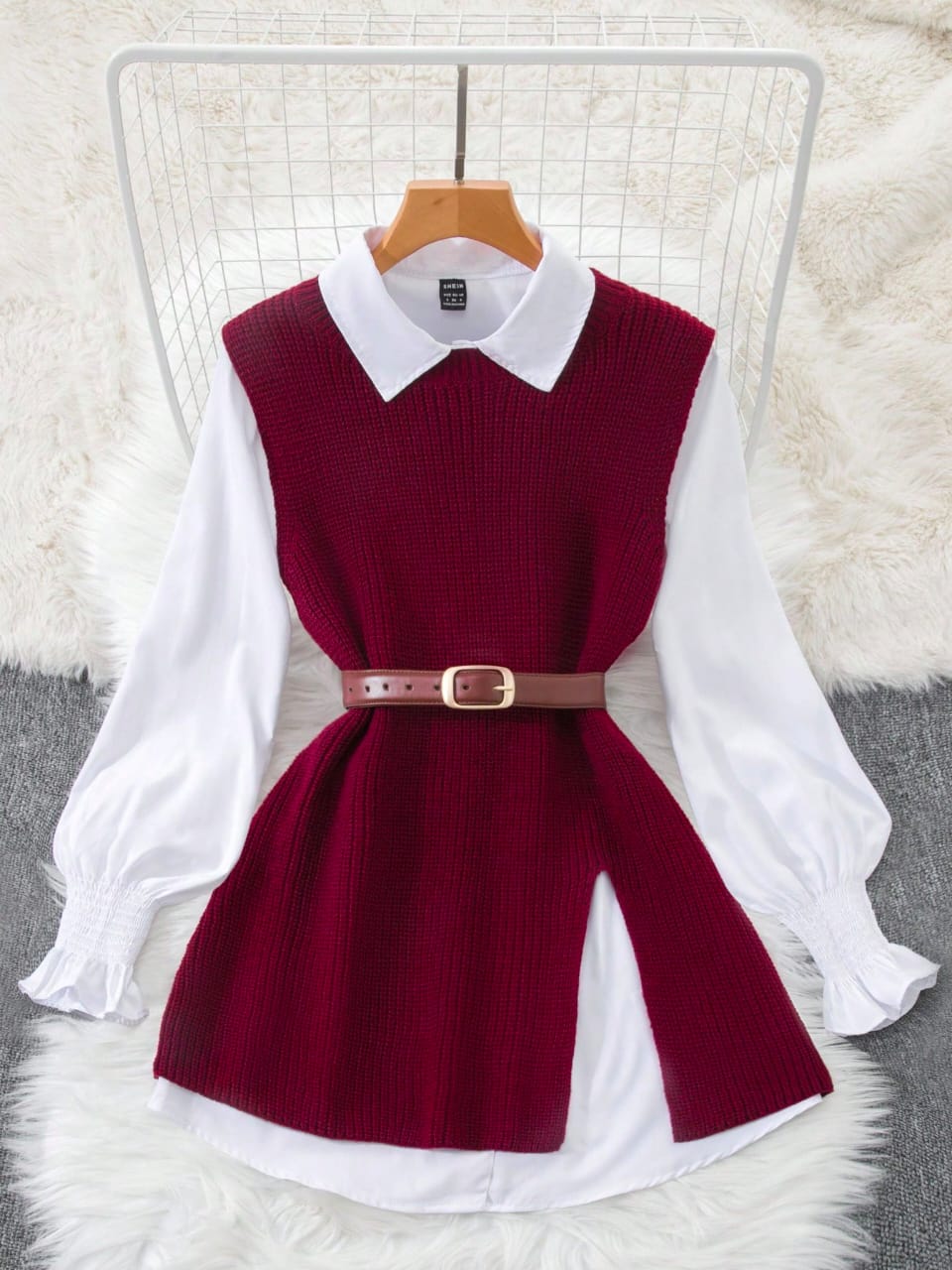 VESTIDO ESTILO CHALECO DE MUJER