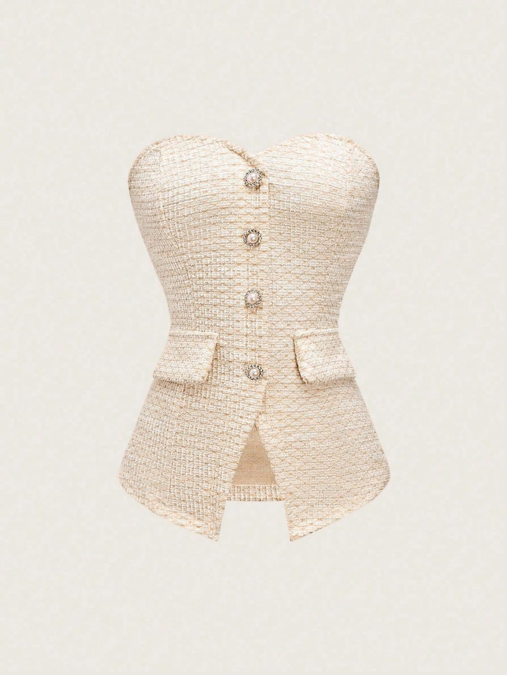 TOP DE MUJER COM BOTONES