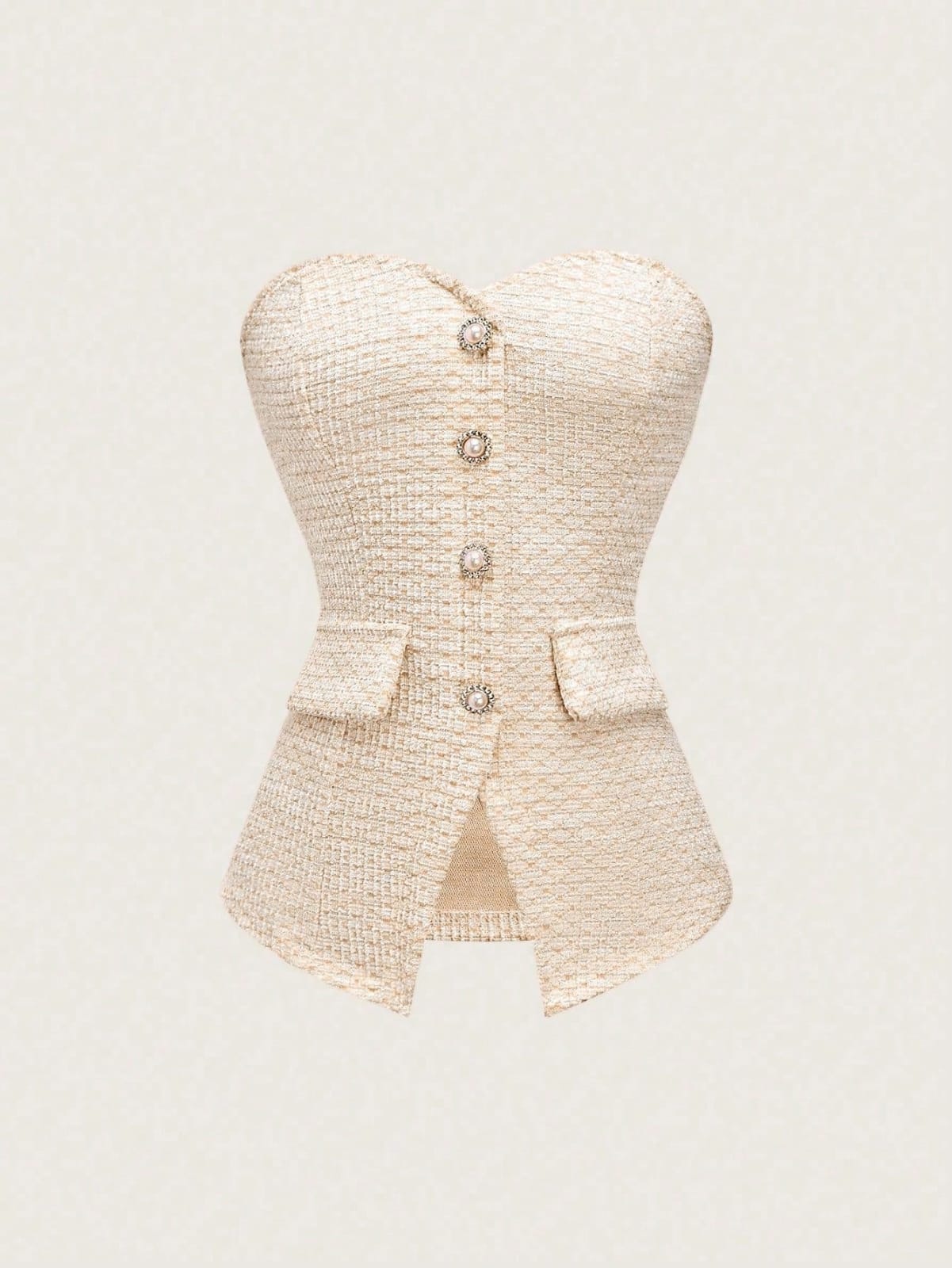 TOP DE MUJER COM BOTONES