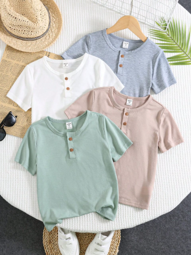 CAMISA COLOR VERDE CLARO TALLA 4 AÑOS 00004322