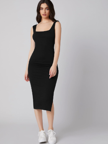 VESTIDO NEGRO TALLA M 00002099