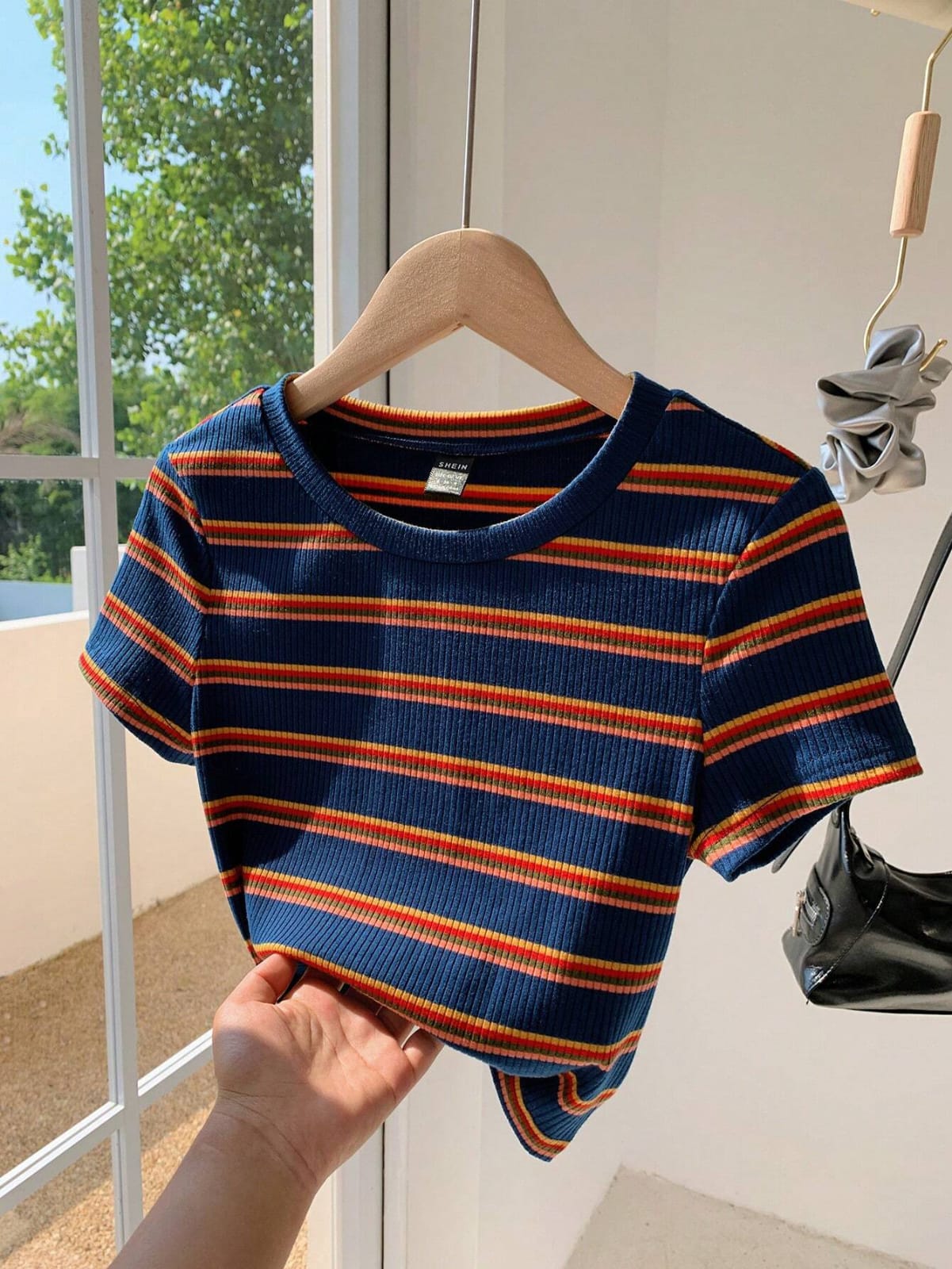 CAMISA DE MUJER RAYADA CASUAL