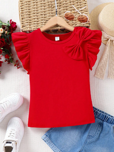 CAMISA DE NIÑA COLOR ROJO TALLA 10 AÑOS 0007325