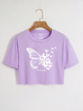camisa color morado talla s