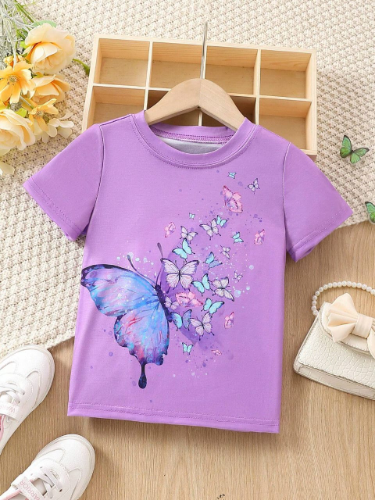CAMISA DE NIÑA COLOR MORADO TALLA 5 AÑOS 0005033
