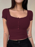 CAMISA DE MUJER COLOR VINO TALLA S 0005457