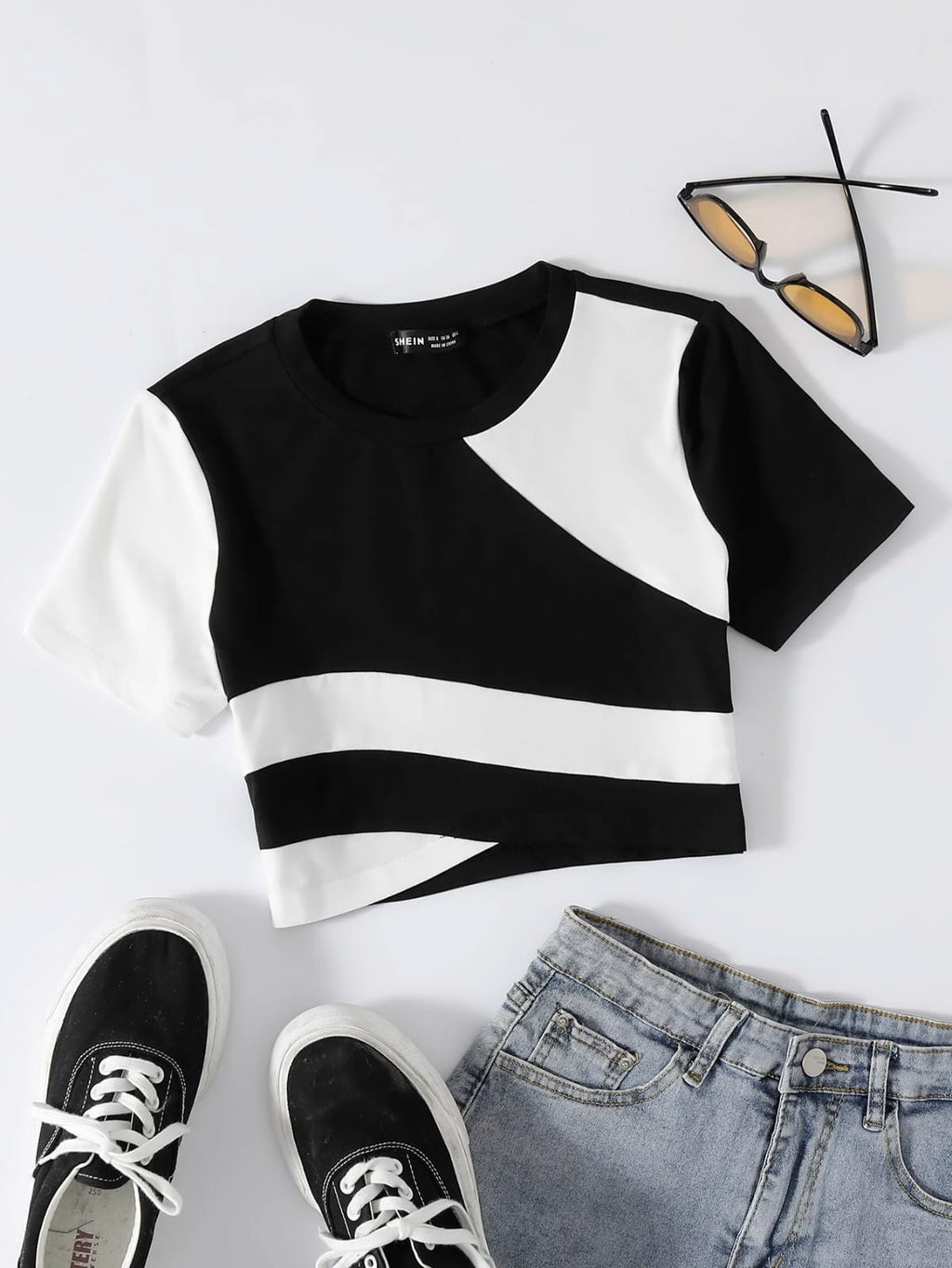 CAMISA DE MUJER CON DOS COLORES