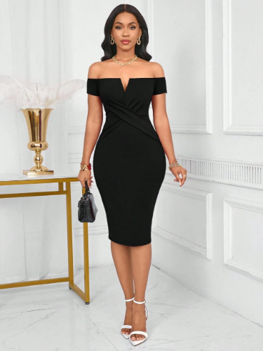 VESTIDO NEGRO TALLA S 0006945