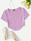 CAMISA MORADA TALLA L 00002329