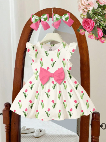 VESTIDO DE NIÑA COLOR BLANCO TALLA 2-3 AÑOS 0006012