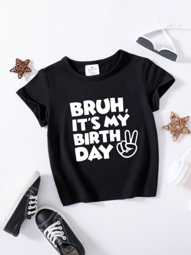 CAMISA COLOR NEGRO TALLA 5 AÑOS 00000829