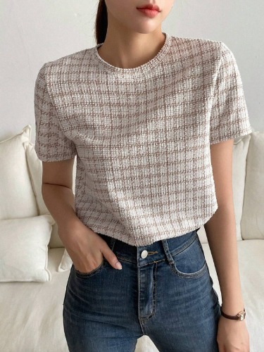 CAMISA DE MUJER COLOR BEIS TALLA L 0005348