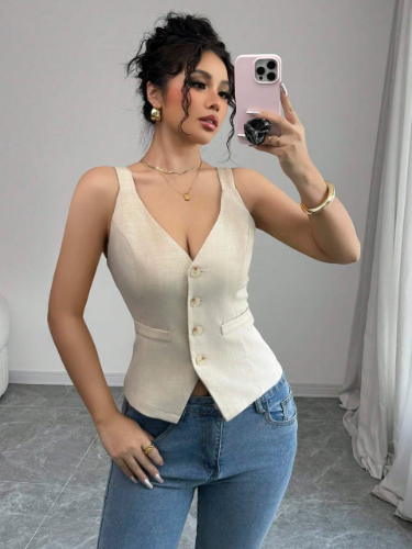 CAMISA COLOR BEIS TALLA M 0005107