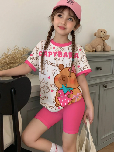 CONJUNTO CHOR DE NIÑA COLOR ROSADO TALLA 7 AÑOS 0007255