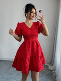 VESTIDO ROJO TALLA M 00001730