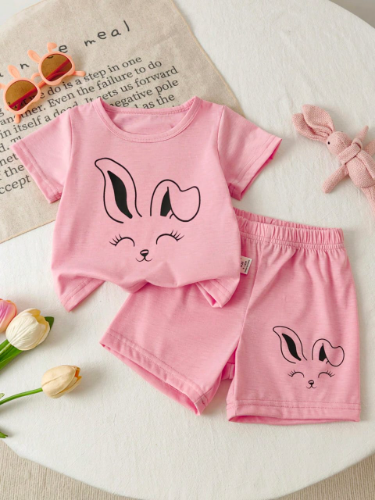 CONJUNTO CHORS DE NIÑA COLOR ROSADO TALLA 2 A 3 AÑOS 0005039