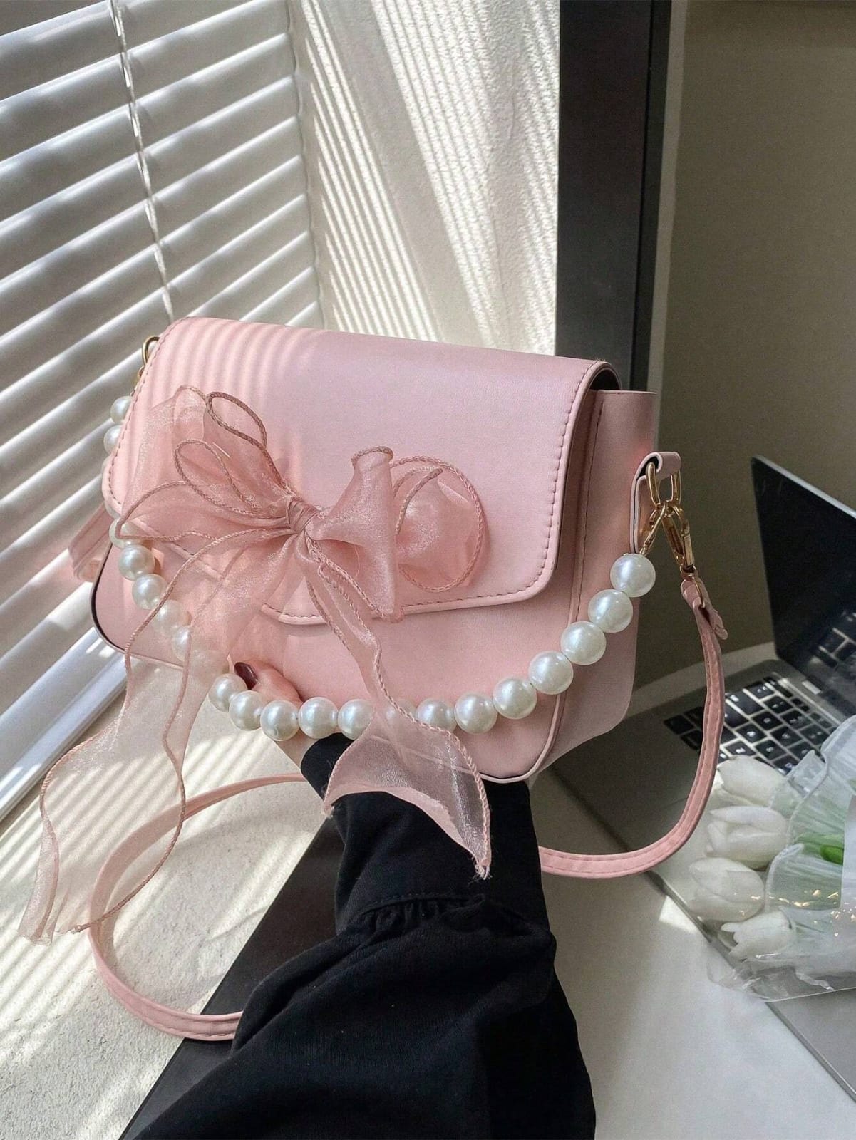 CARTERA COLOR ROSADA