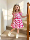 VESTIDO DE NIÑA COLOR ROSA