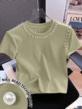 CAMISA DE DAMAS CON PERLAS
