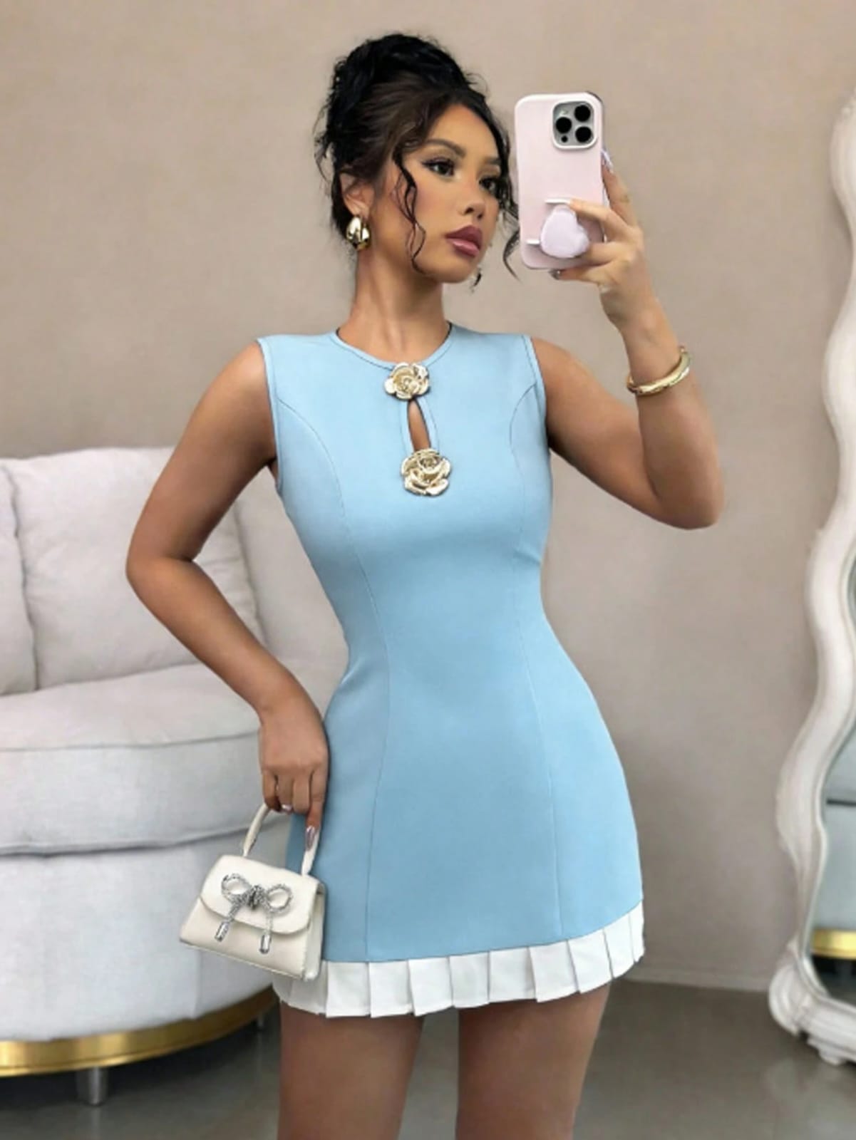VESTIDO CORTO DE DAMA