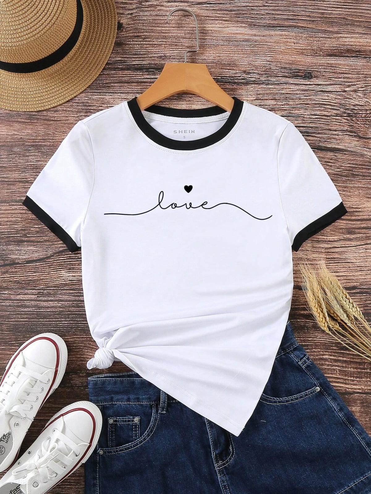 CAMISETA LOVE DE MUJER