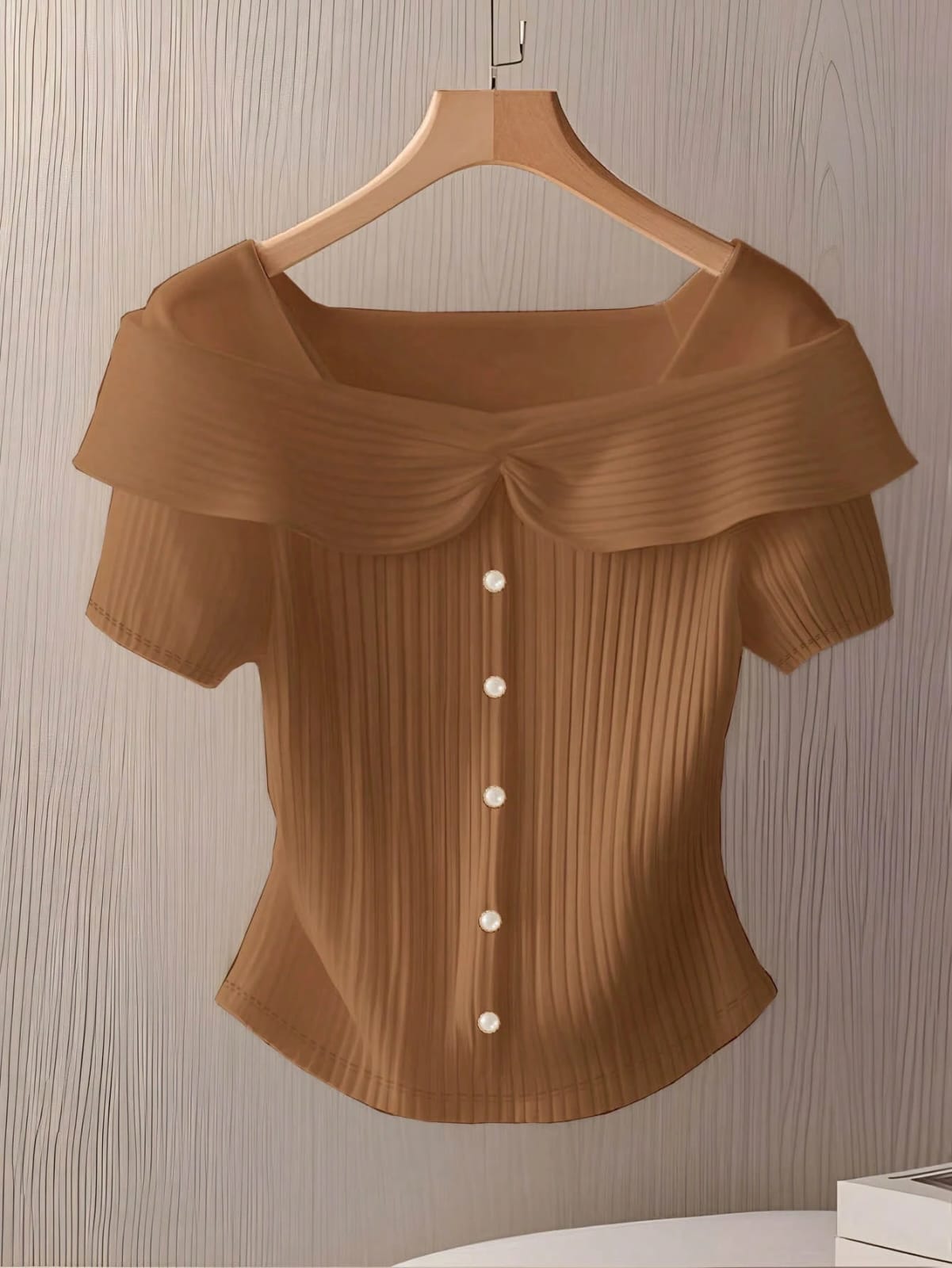 CAMISA CAFE TALLA M 0007373