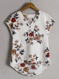 CAMISA BLANCA CON FLORES TALLA XL 50000225