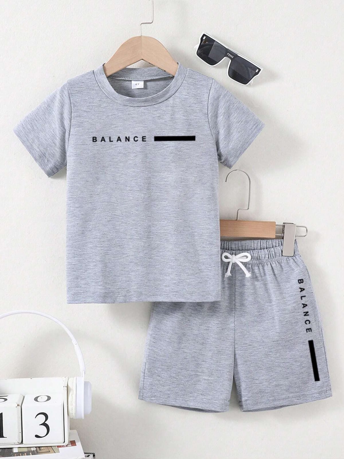 CONJUNTO COLOR GRIS TALLA 4 AÑOS 0007368