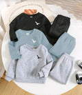 CONJUNTO GRIS DE NIÑO TALLA 18 A 24 MESES