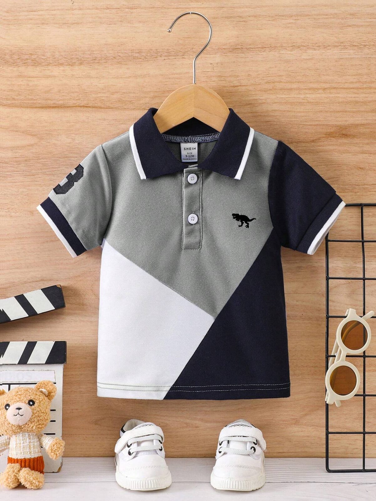 CAMISA DE NIÑO AZUL OSCURO TALLA 12 A 18 MESES 50000744