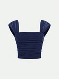 TOP COLOR AZUL TALLA 11 AÑOS 0007080