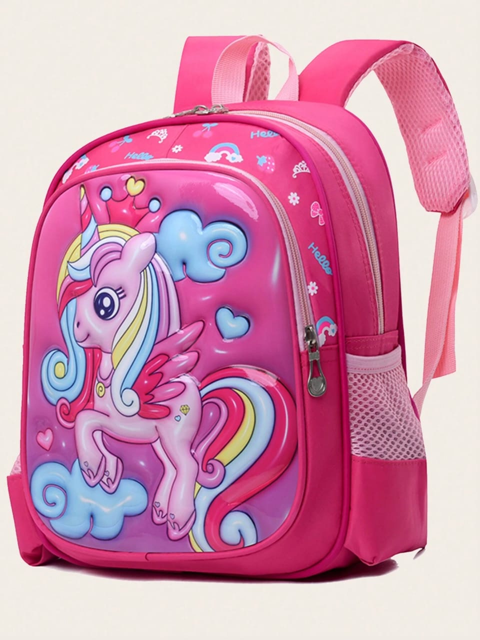 MOCHILA DE NIÑA DE UNICORNIO COLOR ROSADO 0007652