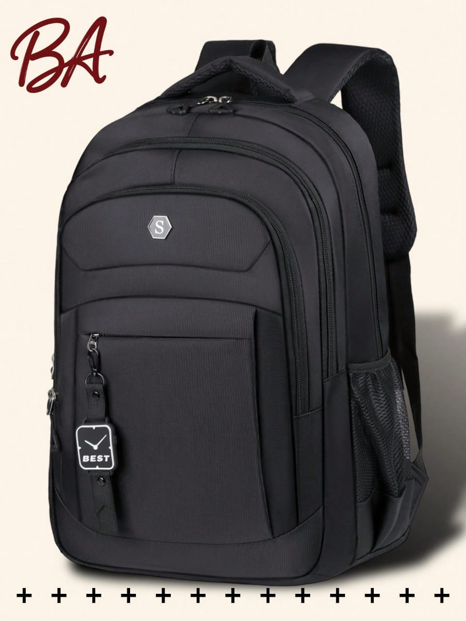 MOCHILA DE HOMBRE COLOR NEGRO 0007654