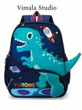 MOCHILA DE NIÑO COLOR AZUL DE DINOSAURIO 0007209