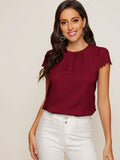 CAMISA DE MUJER COLOR VINO TALLA 0007706