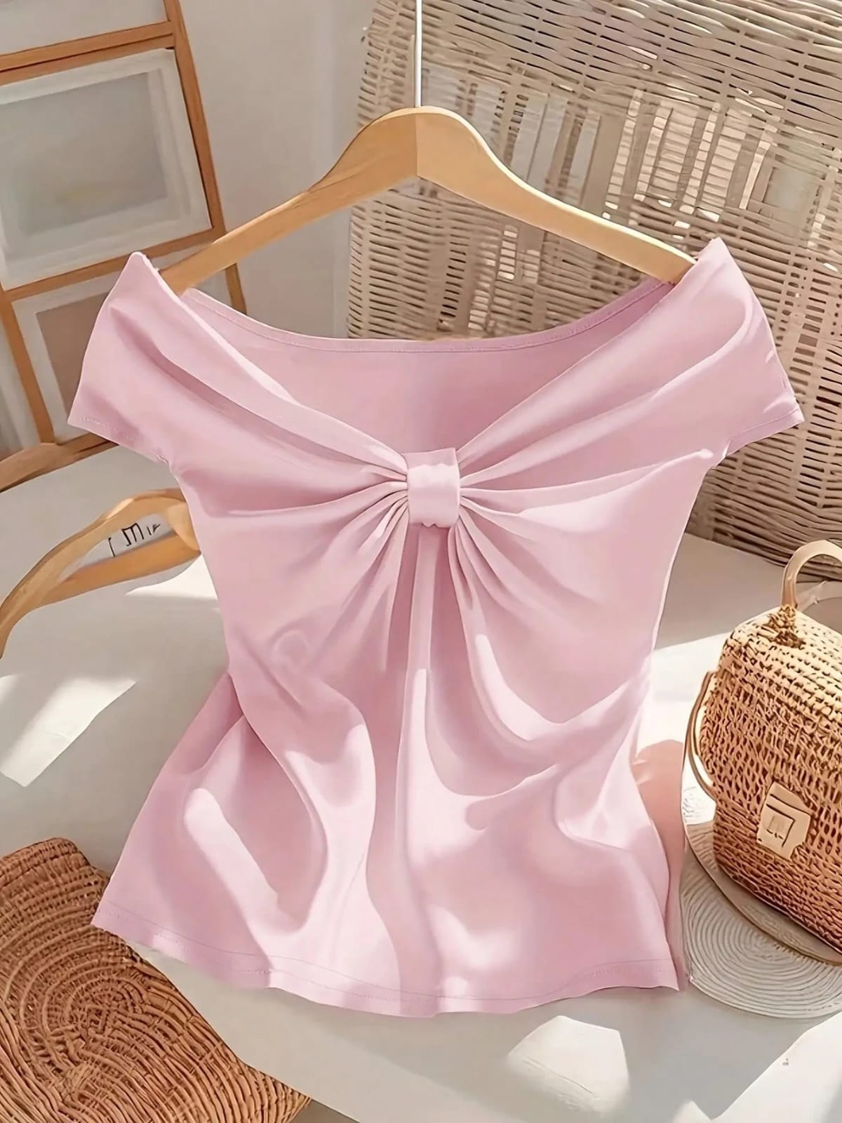 CAMISA DE MUJER COLOR ROSADA TALLA L 0007343