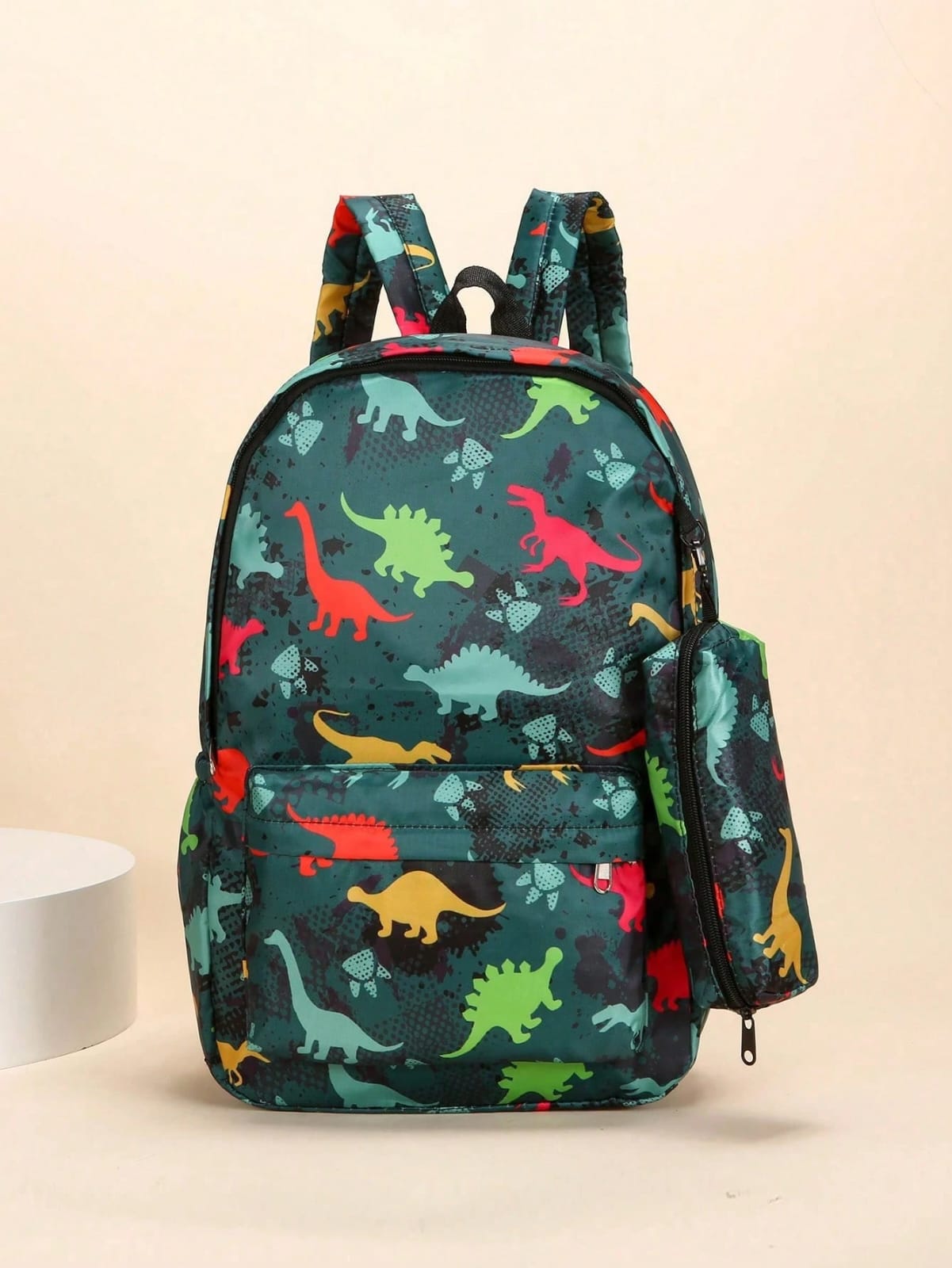 MOCHILA DE NIÑO COLOR VERDE DE DINOSARIO 0007210