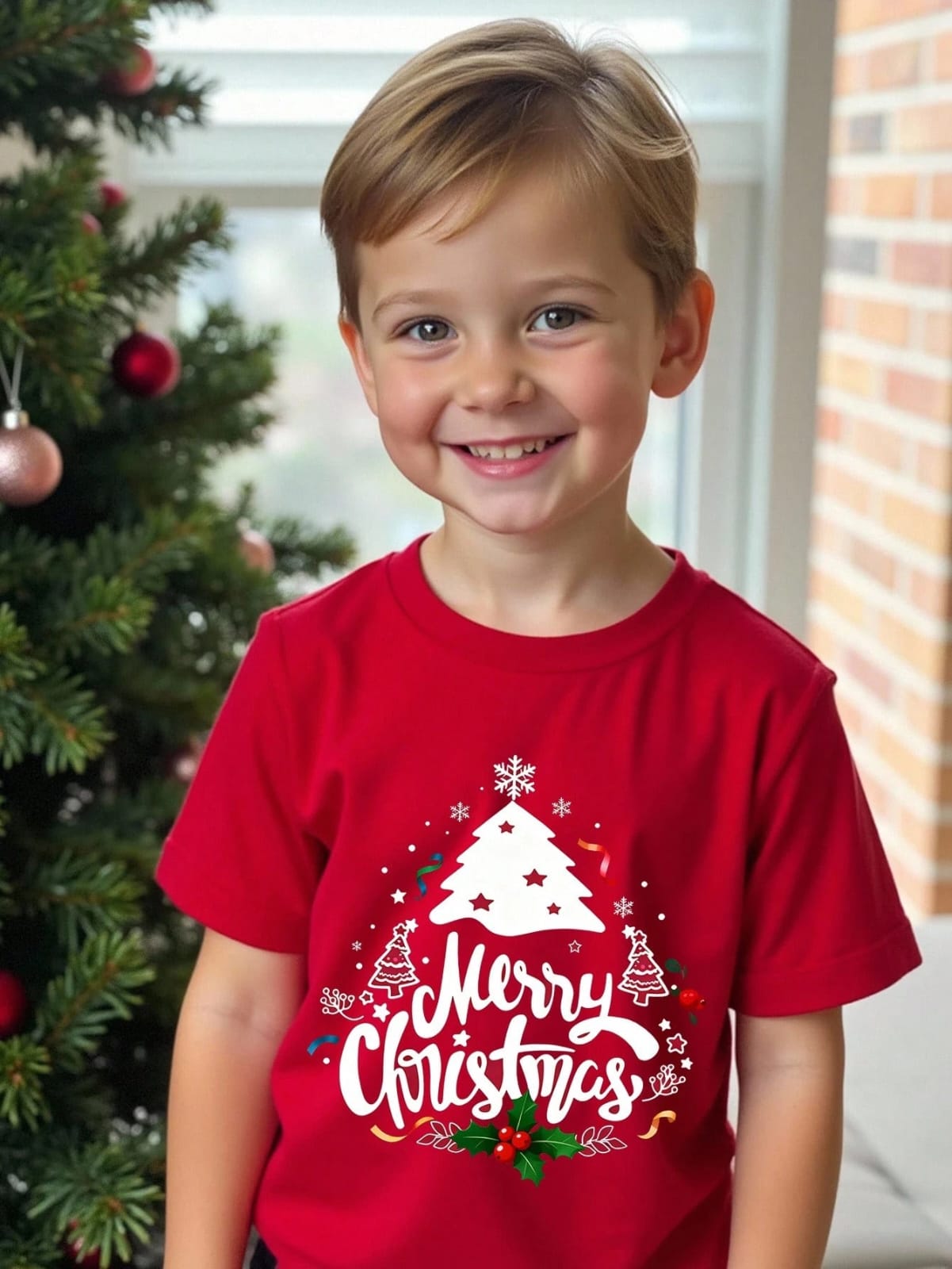CAMISA DE NIÑA COLOR ROJA TALLA 4 AÑOS 0007175