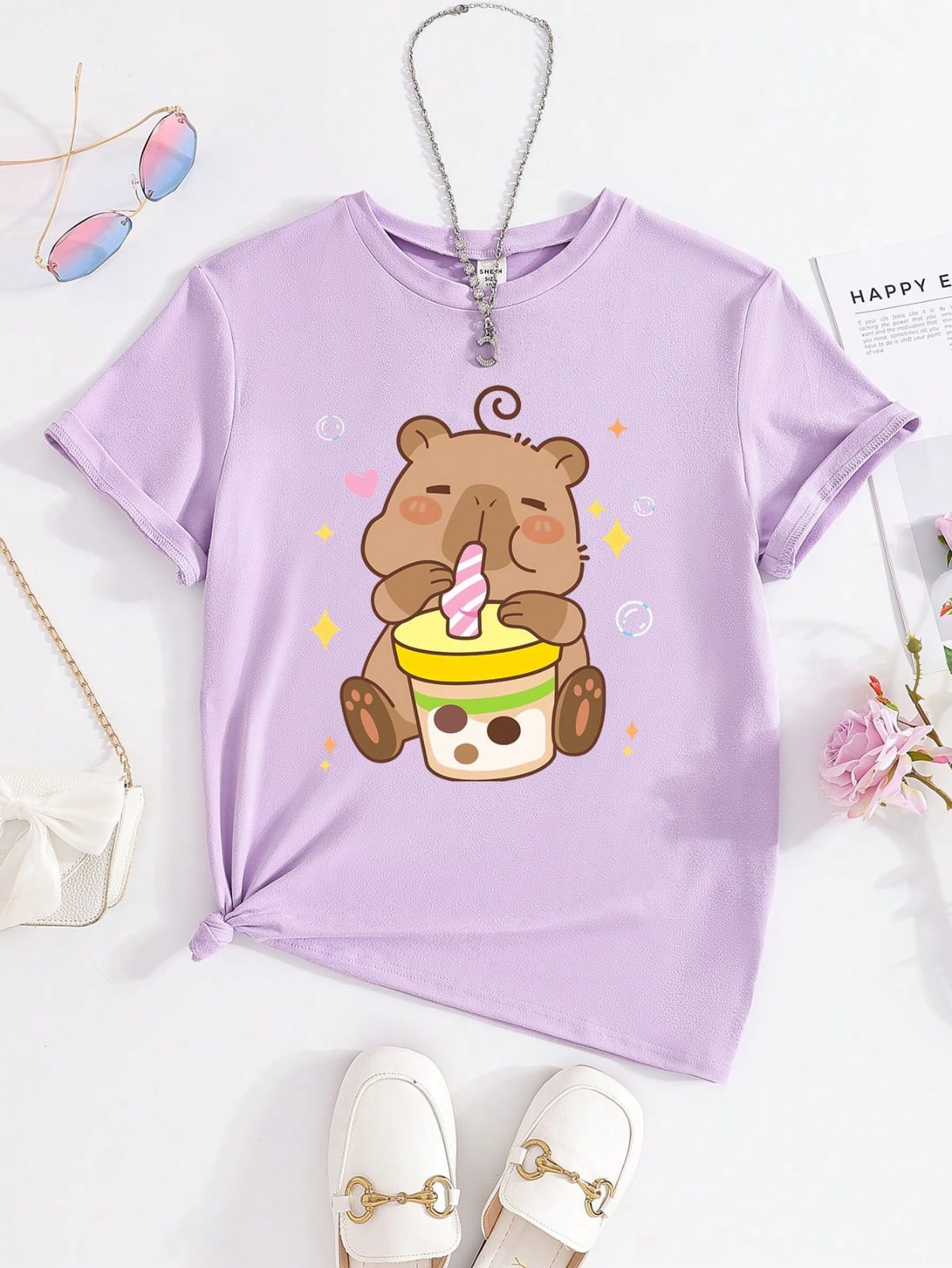 CAMISA DE NIÑA COLOR MORADA TALLA 8 AÑOS 0007354